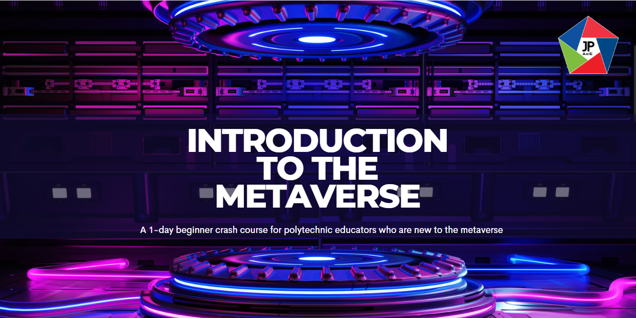 banner image for the workshop with the title - "Introduction to the metaverse"